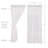 Penwortham Cotton Blend Semi Sheer Curtain Panel Pair-1449354726