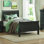 Lit-bateau simple en bois massif Waynesburg par Alcott Hill®