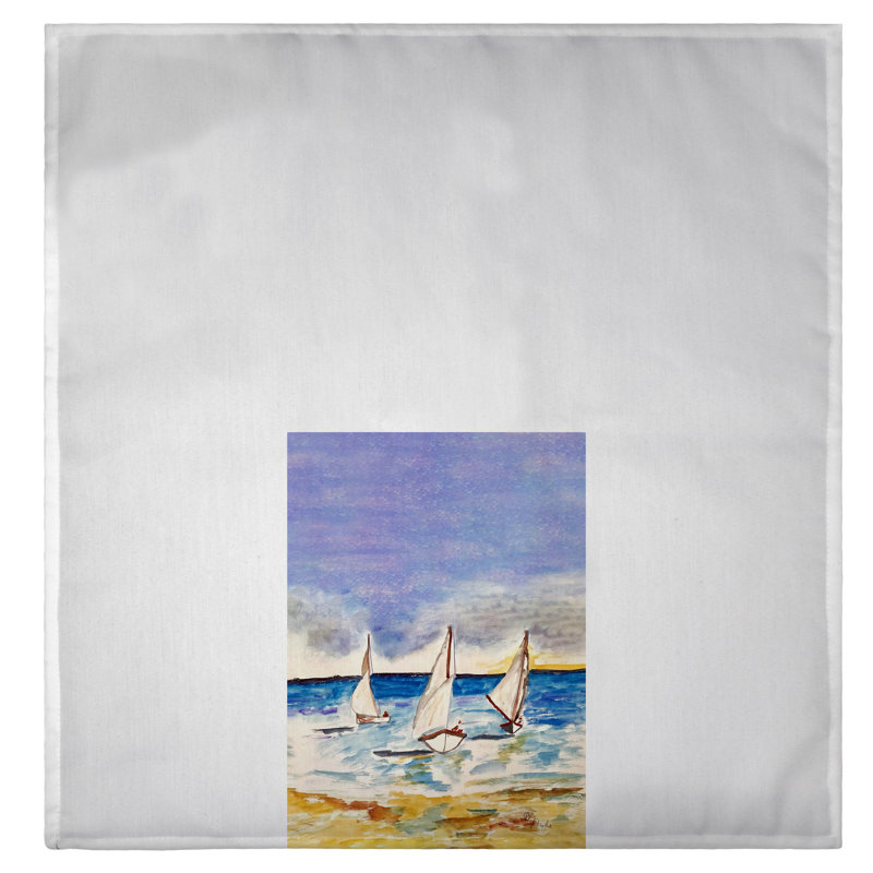 Serviette d'invité Three Voiliers