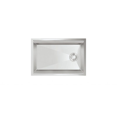 Ukinox 484mm W Single Bowl Stainless Steel Kitchen Sink