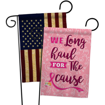 Double Sided 18.5'' H x 13'' W Polyester Garden Flag