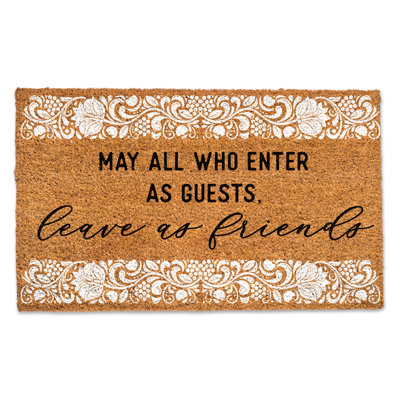 Non-Slip No Pattern No Holiday Doormat