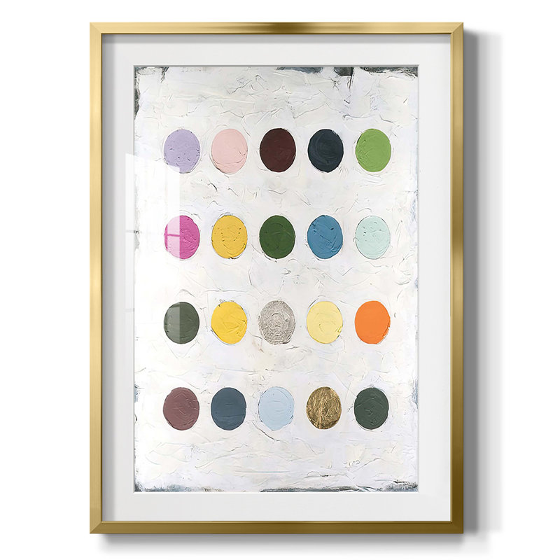 Chroma Dots II -Framed Print