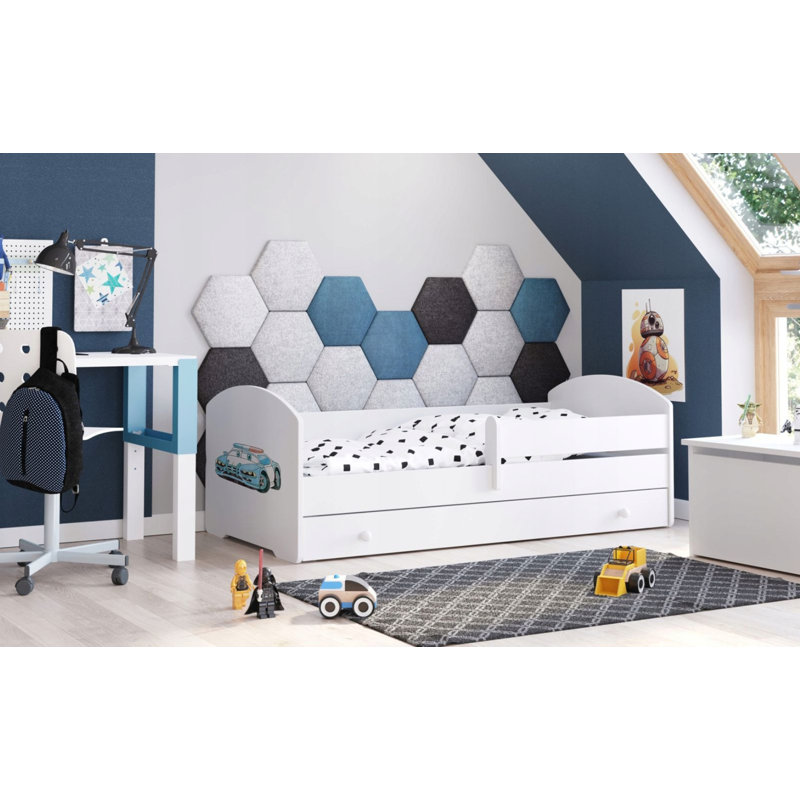 Luk children's bed with drawer - Police, Cot Bed / Toddler (70 x 140cm)