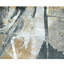 Hand Knotted Abstract Area Rug in Charcoal/Gold/Ivory-945524510