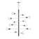 Christopher 12 - Light Dimmable Sputnik Modern Linear Chandelier