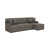 Tissage natté gris anthracite Drusky Sustain®