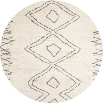 Tapis contemporain gris / crème Bushey