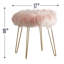 Repose-pieds standard rond de 17 po Kapono-985519775