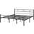 Graceful Scroll Platform Bed with Multiple Size and Color-2103365496-2086413079