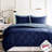 3m Comforter With Reversible Pattern And Odor Neutralizing Treatment 100% Down Alternative Flanged Shams