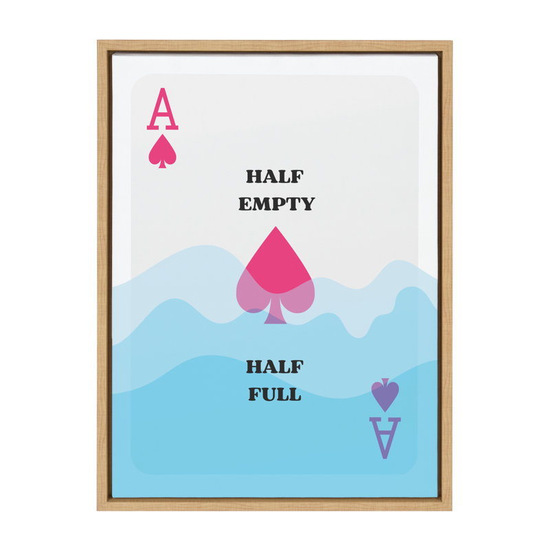 Kask Casino Night Framed Canvas Wall Art, Natural