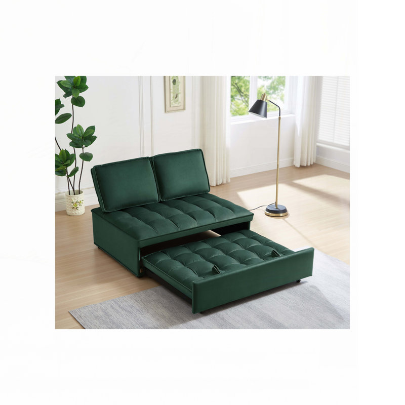 Canapé-lit sans accoudoirs, Vert