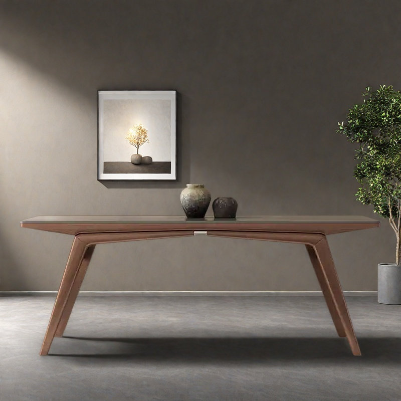 Table de salle à manger moderne et simple, H 29,5 po x L 62,9 po x l 31,4 po