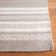 Rodgers Hand Woven Flat Weave Wool/Cotton Striped Rug in Light Brown