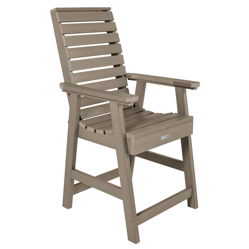 Tabouret de bar 23,12 po Midwest, Brun bois