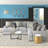 Canapé modulaire 3 pièces Lashenna