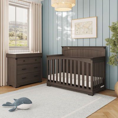 Child Craft Redmond Convertible Crib, Dresser and Dressing Kit 3-Piece Nursery Set