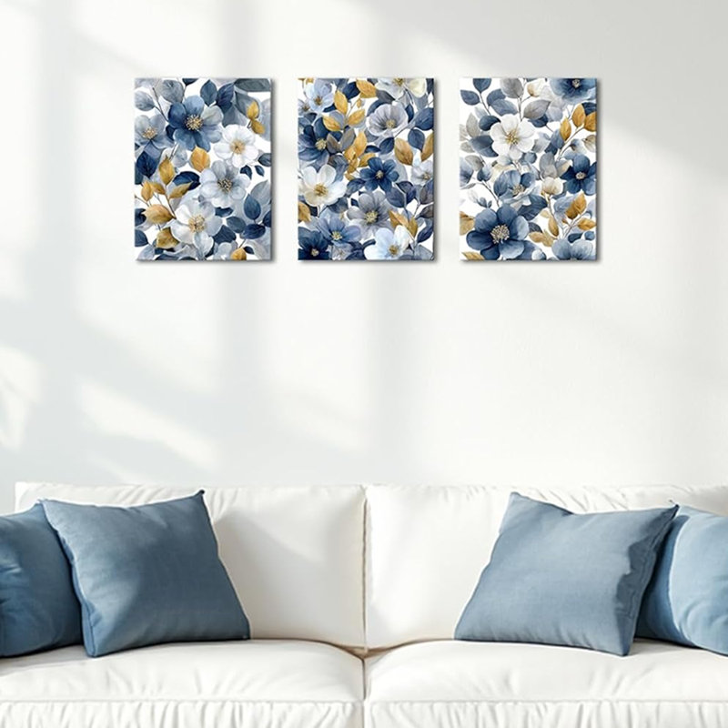 3 Piece Wrapped Canvas Wall Art