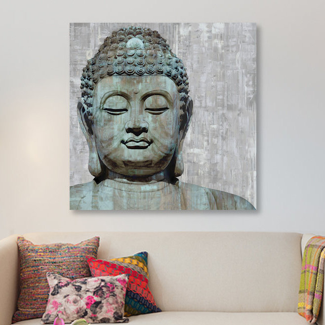 «Meditation I», reproduction d'impression sur toile tendue, H 26 po x l 26 po x P 1,5 po, Toile tendue, Pas de tapis