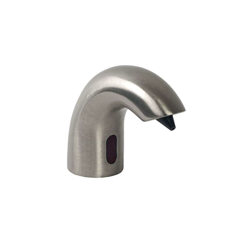 Distributeur de savon électronique à capteur FontanaShowers Napoli commercial en nickel satiné, Nickel satiné