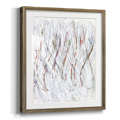 White Infinity I, reproduction encadrée