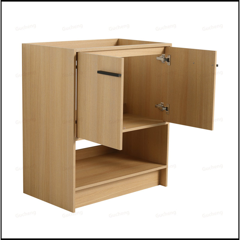 30"Bathroom Vanity Excluding Sink, Oak, 29"