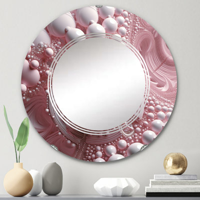 Ovale - Miroir mural moderne rond