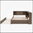 Upholstered Daybed with LED Belt and Trundle, Gray, Combining Modern Design and Practical Storage Solutions