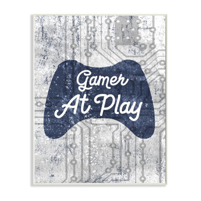 «Gamer at Play Quote Video Game Technology Boy» par Beth Grove - impression d'art graphique