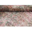 Chic tapis abstrait 5 x 8 avec des tons de rosé et un aspect vieilli