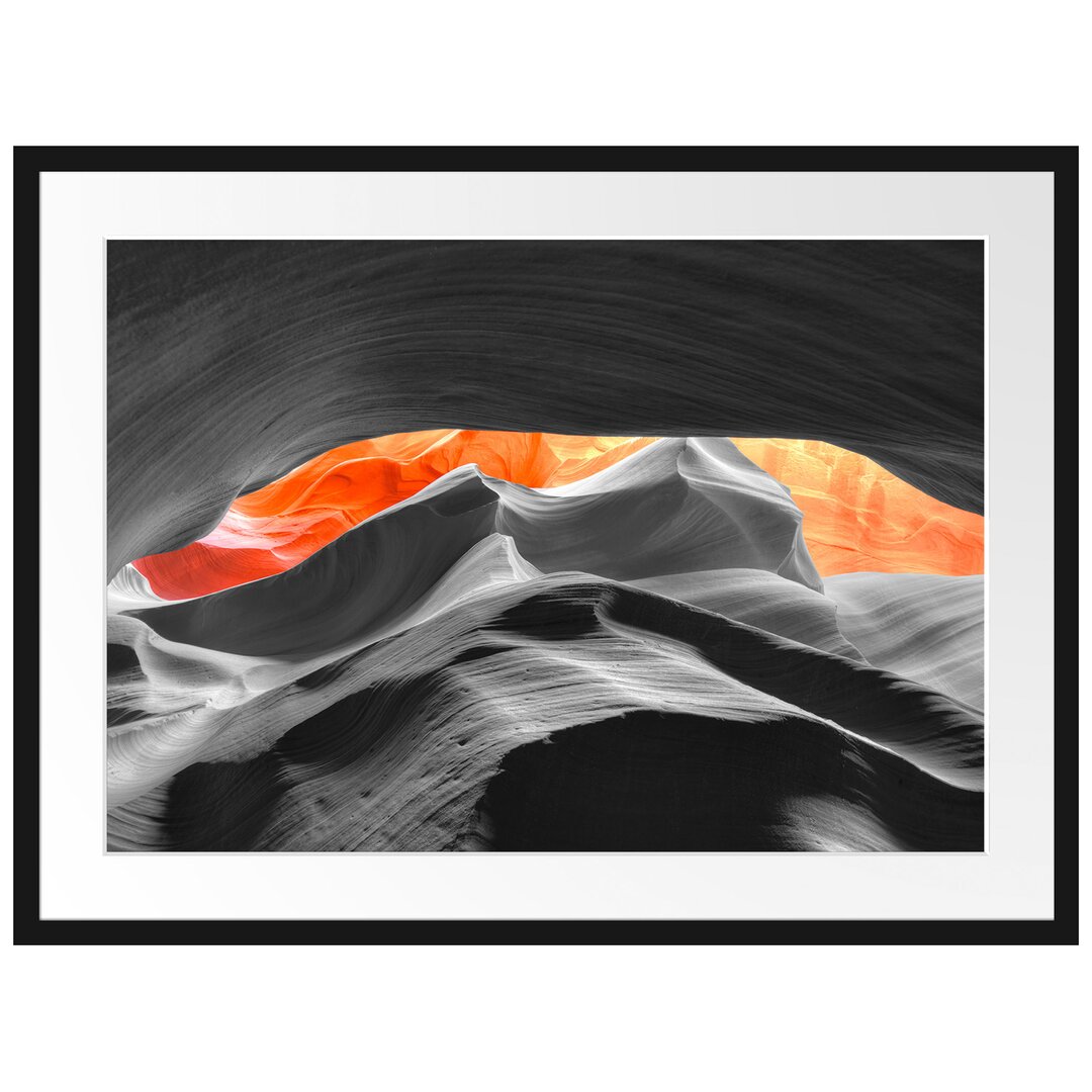 Gerahmtes Poster Beeindruckender Antelope Canyon