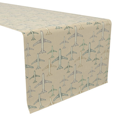 Rectangular Cotton Twill Table Runner