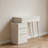 Magnus Solid Wood Dresser Table with Storage Drawer & Stool