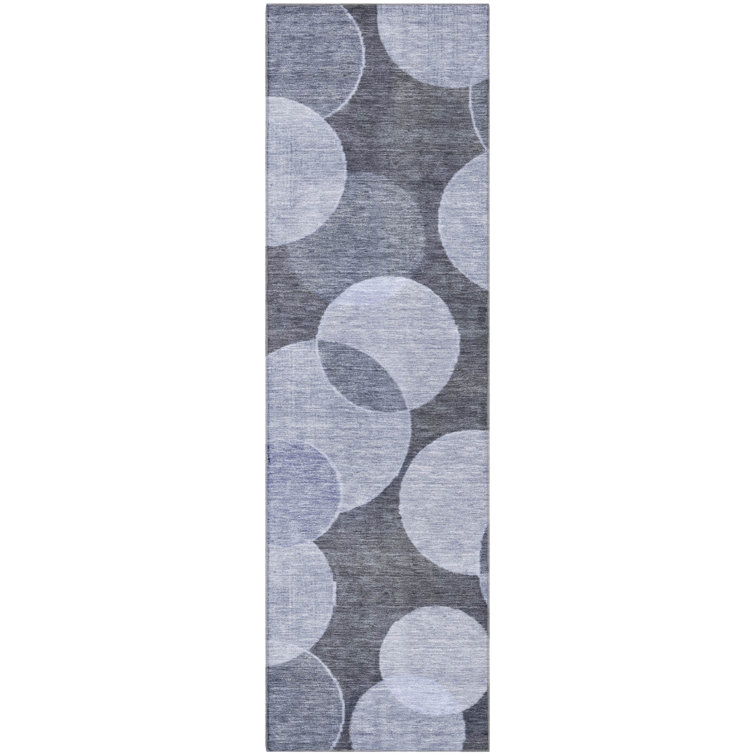 Premium Machine Washable Lubbers AMF1751 Geometric Rug