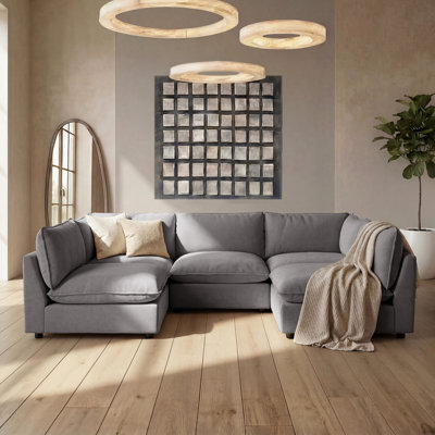 Canapé modulaire surdimensionné à 5 places l 106,38 po Heffernan
