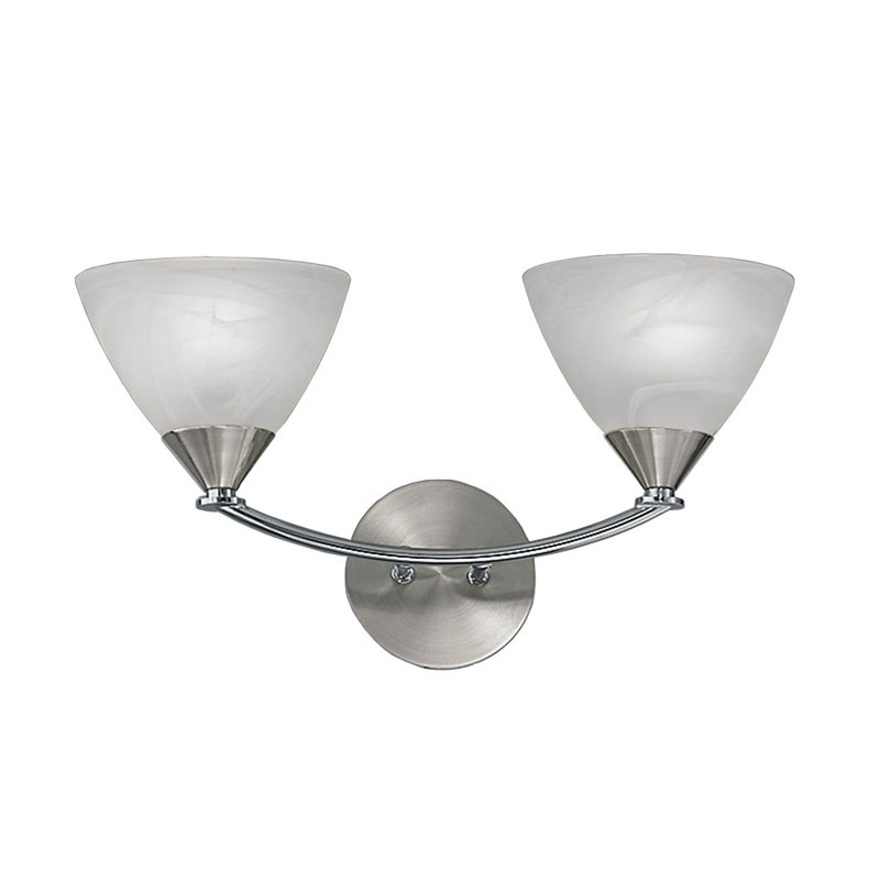 Millstone Sconce, Brushed Nickel