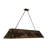 Rustic Lodge 9 - Light Antique Copper Pool Table Lights Pendant