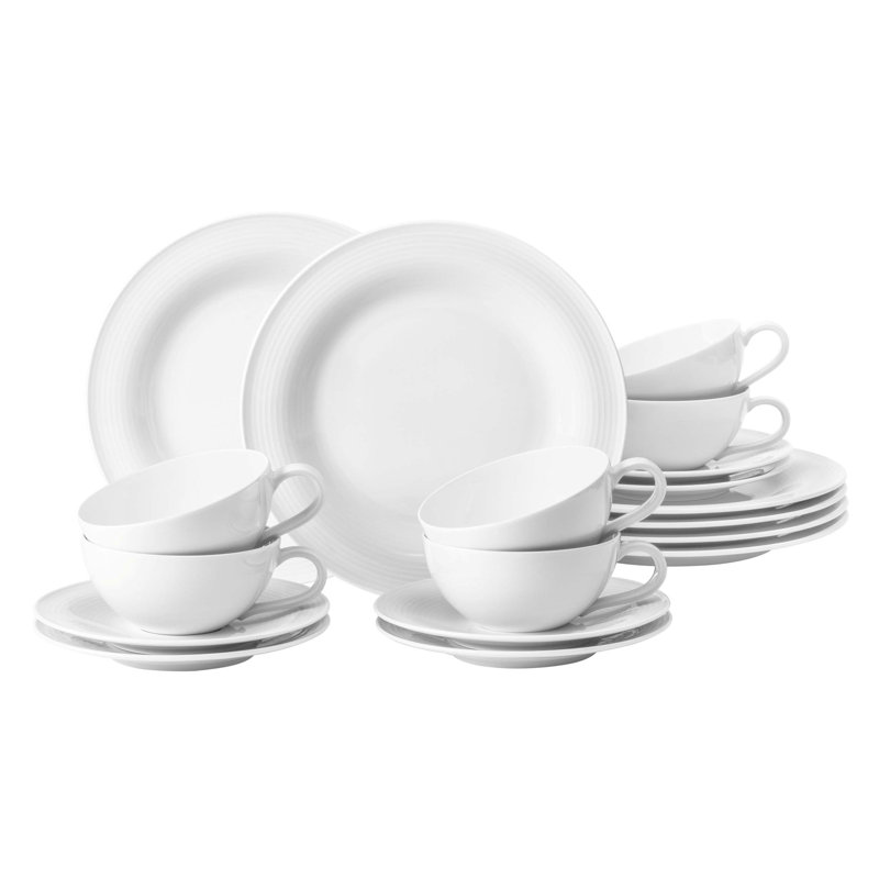 Piece Porcelain Dinnerware Set - Service for 6