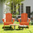 Ergonomically designed resin folding Adirondack chair-328065397