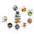 Magdlene 12'' W Height -Adjustable Shelving Unit with Wheels