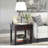 Malachi Walnut Finish End Table Modern End Table Solutions,Compact End Table Collection