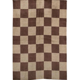 Gabbeh Hand Woven Wool Checkered Area Rug