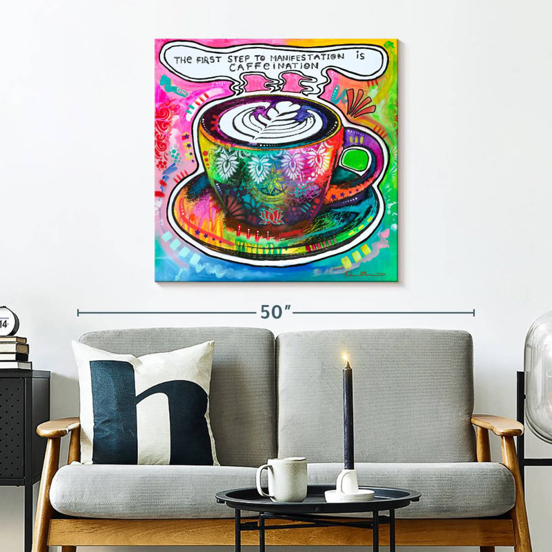 Caféine, H 30 po x l 30 po