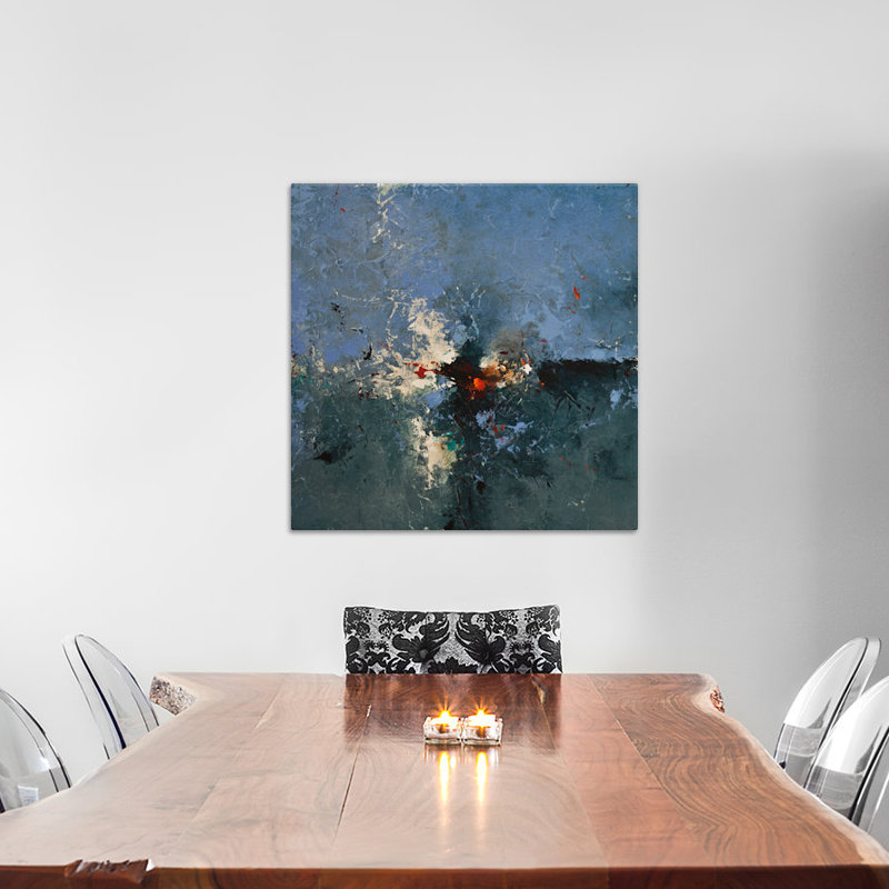 « night lights », reproduction d’art sur toile tendue, H 26 po x l 26 po x P 1,5 po, Toile tendue, Pas de tapis