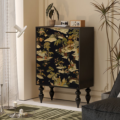 Armoire de rangement multifonctionnelle avec pieds hauts
