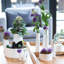 Vase en porcelaine A Poetic Space - Fleurs en relief-400474016