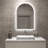LED Backlit Frameless Lighted Bathroom Vanity Mirror with Tempered Glass