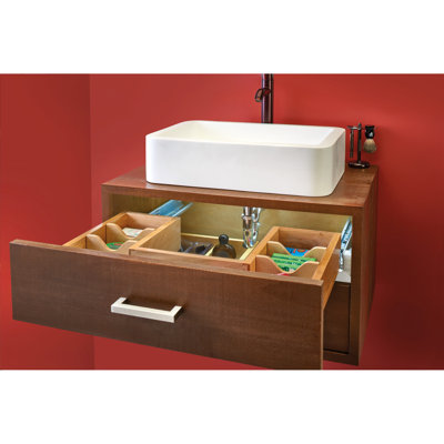 Organisateur de meuble-lavabo en bois Rev-A-Shelf