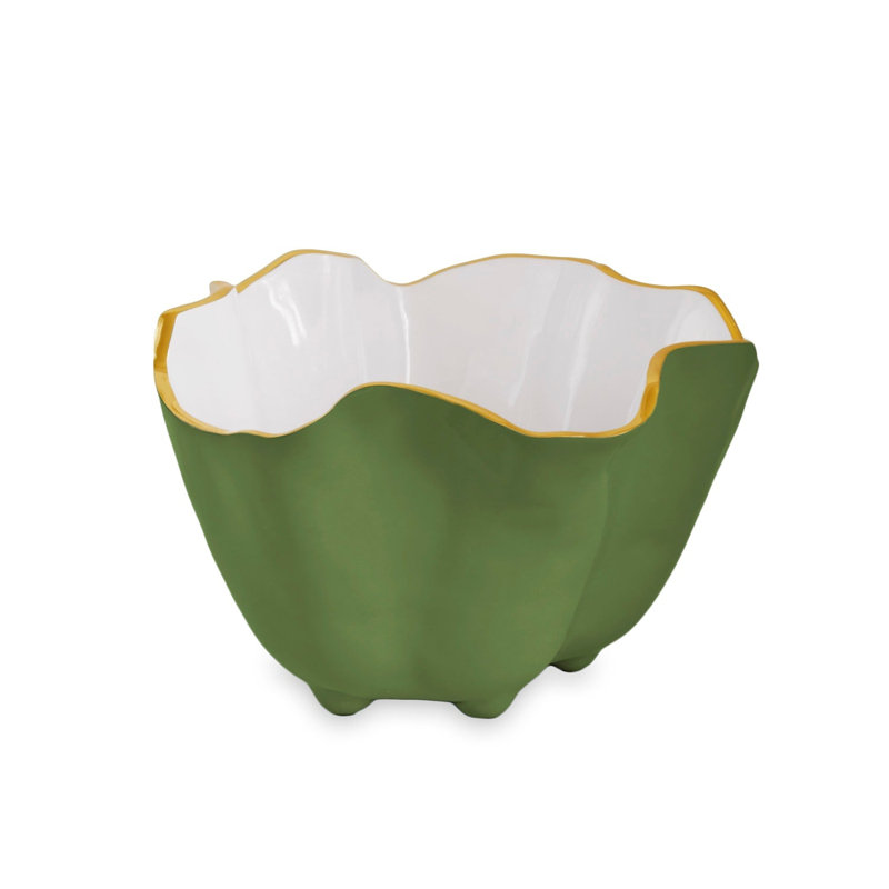 Seau à glace Onyx Encanto, Blanc / vert feuille